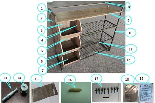 Maccenet Shoe Rack