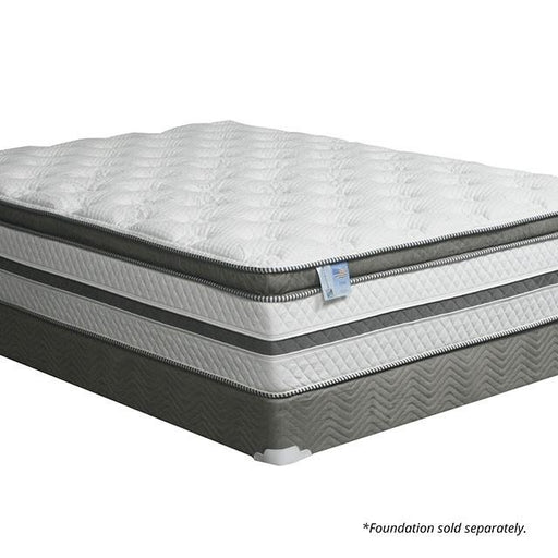 SIDDALEE White/Gray 16" Euro Pillow Top Mattress, Full image