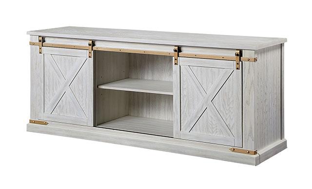 BORREGO TV Stand, Antique White