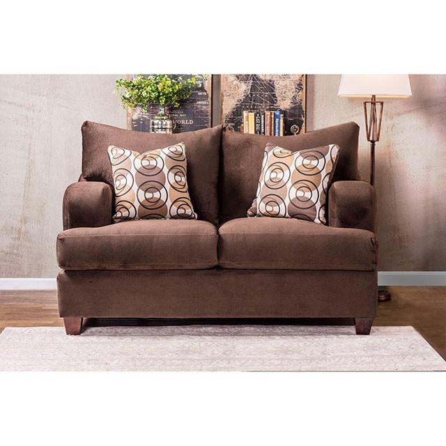 WESSINGTON Chocolate Love Seat image