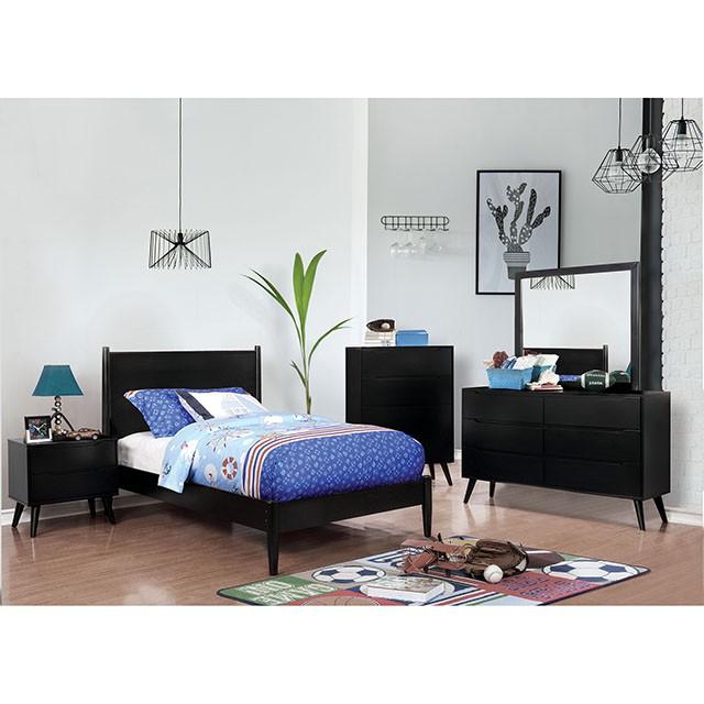 LENNART II Black E.King Bed